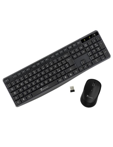 KIT TASTIERA + MOUSE WIRELESS TM-KM001 NERA