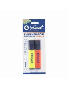 BLISTER 2 EVIDENZIATORI POINT-UP COLORI BRILLANTI (01020028)