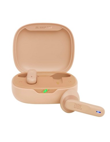 AURICOLARI BLUETOOTH WAVE FLEX + CUSTODIA RICARICA - COLORE BEIGE (JBLWFLEXBEG)