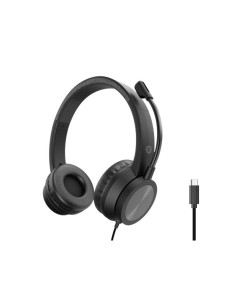 CUFFIE MICROFONO POLONA05BC STEREO USB-C NERO