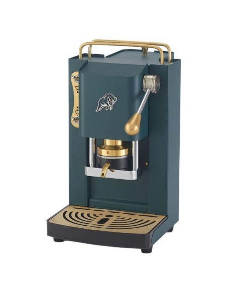 MACCHINA DA CAFFE' A CIALDE PRO 3.0 ESSENTIAL BRITISH GREEN BRASS VERDE/OTTONE