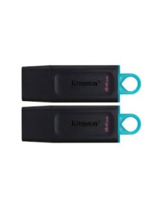 CONF. 2 PEZZI PEN DRIVE 64 GB DATATRAVELER EXODIA USB 3.2 GEN1 (DTX/64GB-2P)