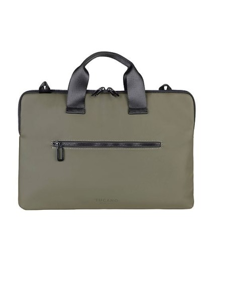 BORSA PER NOTEBOOK 15.6" GOMMO SLIM VERDE MILITARE