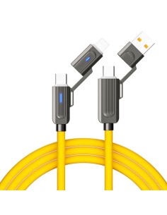 CAVO DI RICARICA RAPIDA 4-IN-1 100W Q-SJ58 USB-C/LIGHTNING