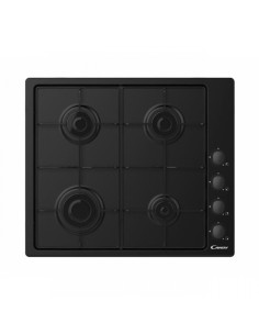 PIANO COTTURA A GAS CON COMANDI LATERALI 60CM - 4 FUOCHI - NERO (CHW6LBB)