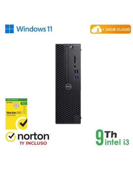 PC DELL OPTIPLEX 3070-5070 SFF INTEL CORE I3-9 GEN 8GB 256GB SSD WINDOWS 11 PRO - RICONDIZIONATO