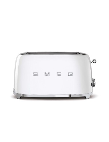 TOSTAPANE LUCIDO TSF02WHEU - 2X4 SLOT - ESTETICA 50'S STYLE - BIANCO