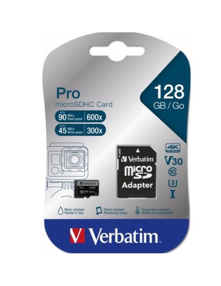 TRANS FLASH 128 GB U3 (47044) CLASS 10 (CON ADATTATORE)