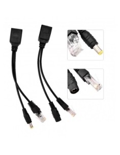 POE SPLITTER+INIETTORE PER TELECAMERE 15.4W/24W TN-LPH6
