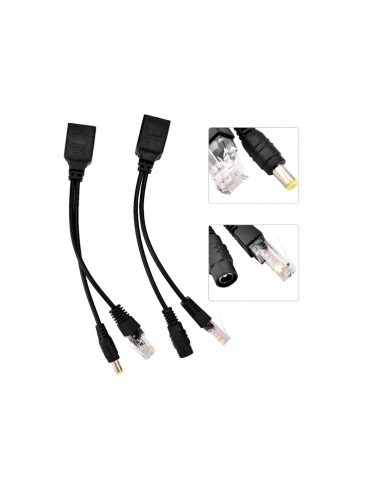 POE SPLITTER+INIETTORE PER TELECAMERE 15.4W/24W TN-LPH6