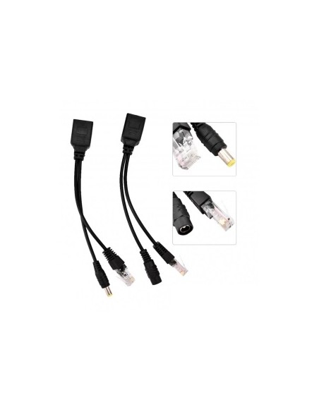 POE SPLITTER+INIETTORE PER TELECAMERE 15.4W/24W TN-LPH6