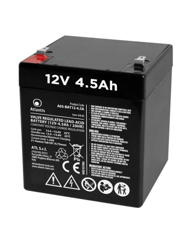 BATTERIA PER UPS AL PIOMBO 12V 4.5AH TN-BC-4.5