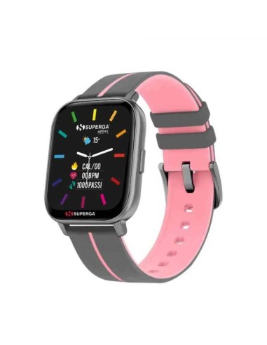 SMARTWATCH SWT-STC023 INK CINTURINO SILICONE GRIGIO / CASSA ALLUMINIO GRIGIO