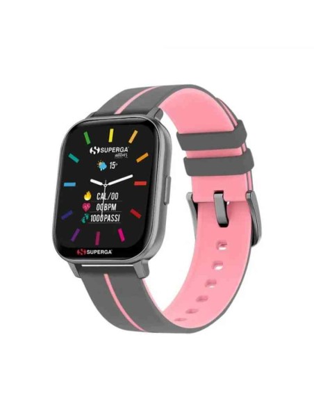 SMARTWATCH SWT-STC023 INK CINTURINO SILICONE GRIGIO / CASSA ALLUMINIO GRIGIO