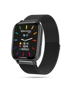 SMARTWATCH SWT-STC013 INK CINTURINO ACCIAIO MESH NERO / CASSA ALLUMINIO NERO