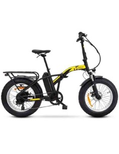 BICI ELETTRICA CON PEDALATA ASSISTITA PRIME FAT UP-BI-250001 MADCAT RUOTE 20" - 250W - GIALLO/NERO