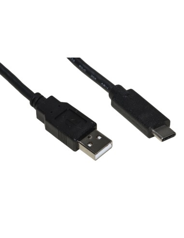 CAVO USB 2.0 "A" MASCHIO / USB-C MT 1.8 NERO (LKC2018H)