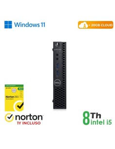PC DELL OPTIPLEX 3060-5060M MINI INTEL CORE I5-8 GEN. 16GB 128GB SSD WINDOWS 11 PRO - RICONDIZIONATO - (RN45531312)