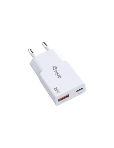 CARICATORE USB PD GAN SLIM DA 20W A 2 PORTE - USB-C X1 USB-A X1 (245522)