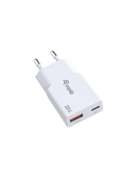 CARICATORE USB PD GAN SLIM DA 20W A 2 PORTE - USB-C X1 USB-A X1 (245522)