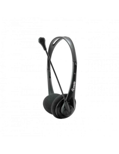 CUFFIE MICROFONO CON CAVO 3.5MM - NERO (245302)