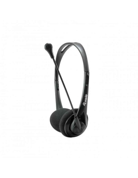 CUFFIE MICROFONO CON CAVO 3.5MM - NERO (245302)