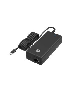 CARICABATTERIE CARICATORE DA RETE USB PD GAN DA 100 W CON CAVO USB-C INTEGRATO - PPS  PD 3.0 (OZUL03BE)