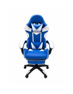 SEDIA GAMING WSE8156 BIANCO/BLU