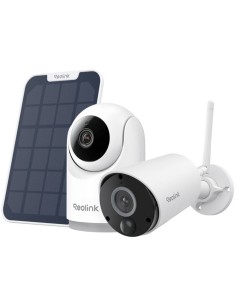 TELECAMERA SORVEGLIANZA E-SERIES E321 + ARGUS B320 WIFI A BATTERIA CON PANNELLO SOLARE ( REOWIFIKITE321B320SP)