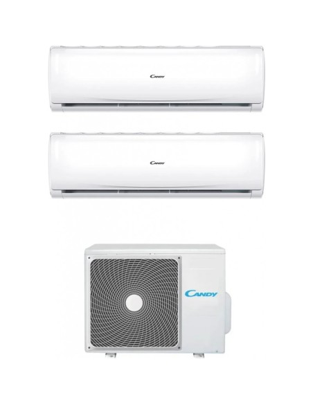 CLIMATIZZATORE DUAL SPLIT PURA CY-2T14AOUT-A - 2X UNITA' INTERNE + 1X ESTERNA - 9000BTU+12000BTU