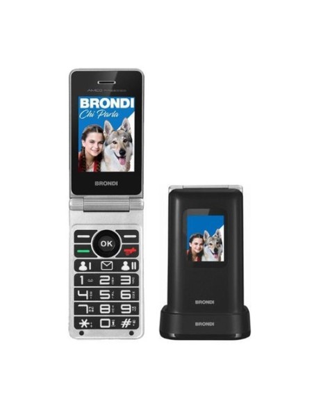 CELLULARE AMICO PREZIOSO DUAL SIM NERO METALLO