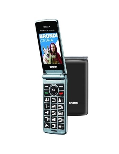 CELLULARE AMICO SINCERO+ DUAL SIM BLACK NERO