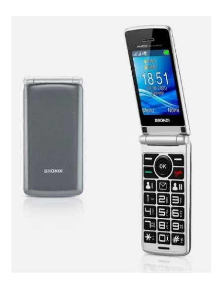 CELLULARE AMICO SINCERO+ DUAL SIM GREY GRIGIO