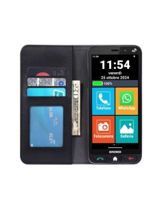 CELLULARE AMICO VERO 4G DUAL SIM NERO + FLIP COVER