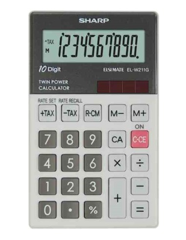 CALCOLATRICE FINANZIARIA SH-ELW211GGY GRIGIO